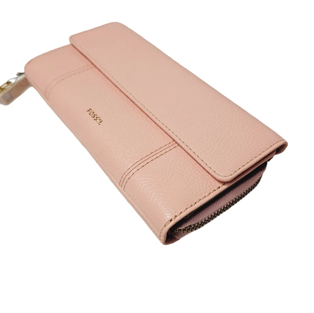 Fossil Jori Rennaisance Rose Flap Clutch RFID Wallet - Picture 2 of 7